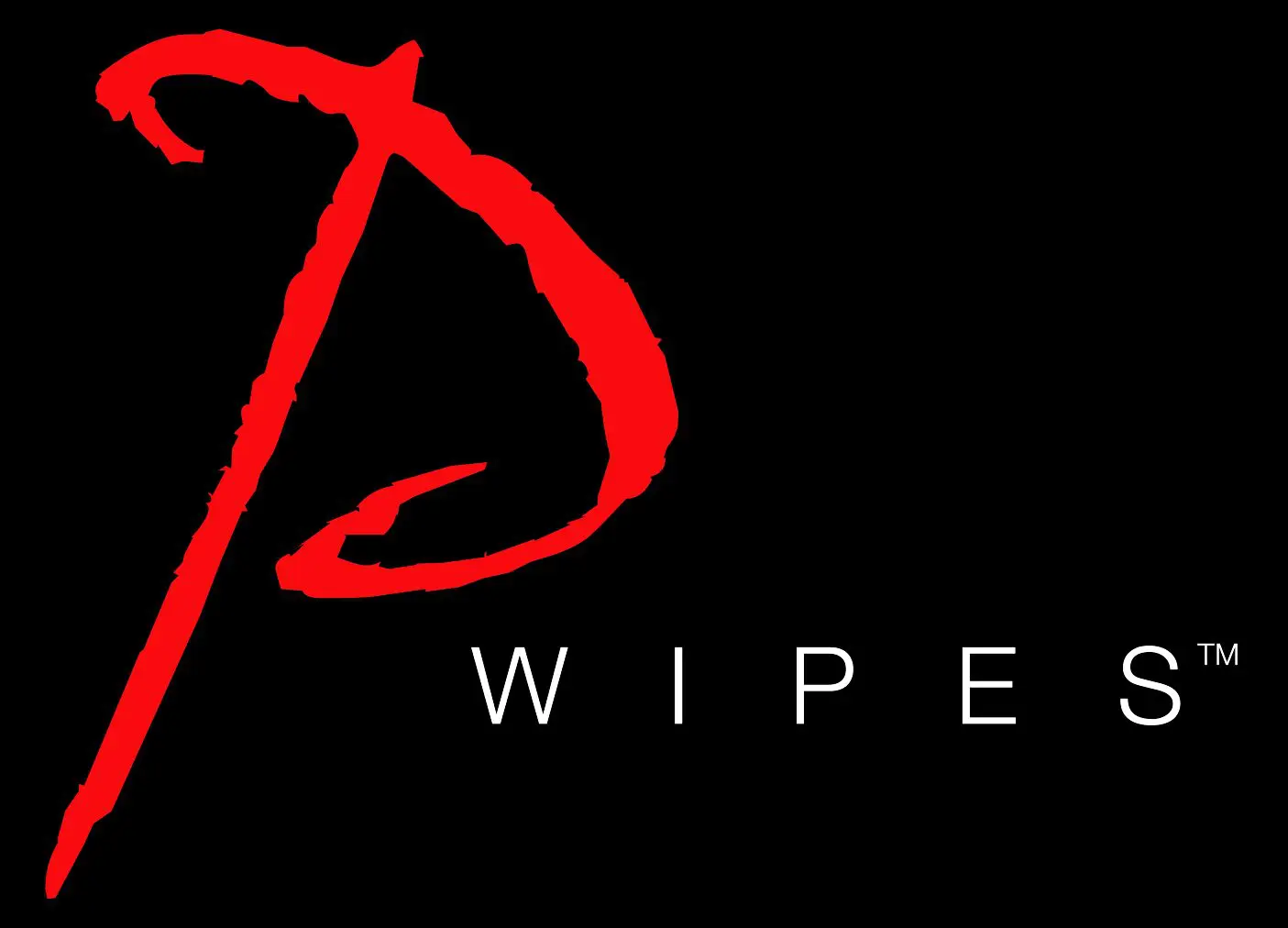 A black background with red writing and the word wipe written in it.